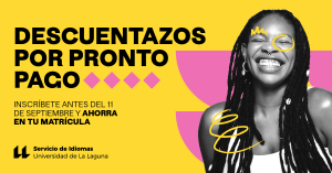 El Servicio de Idiomas de la Universidad de La Laguna lanza su oferta formativa 2025/2026 con descuentos por pronto pago