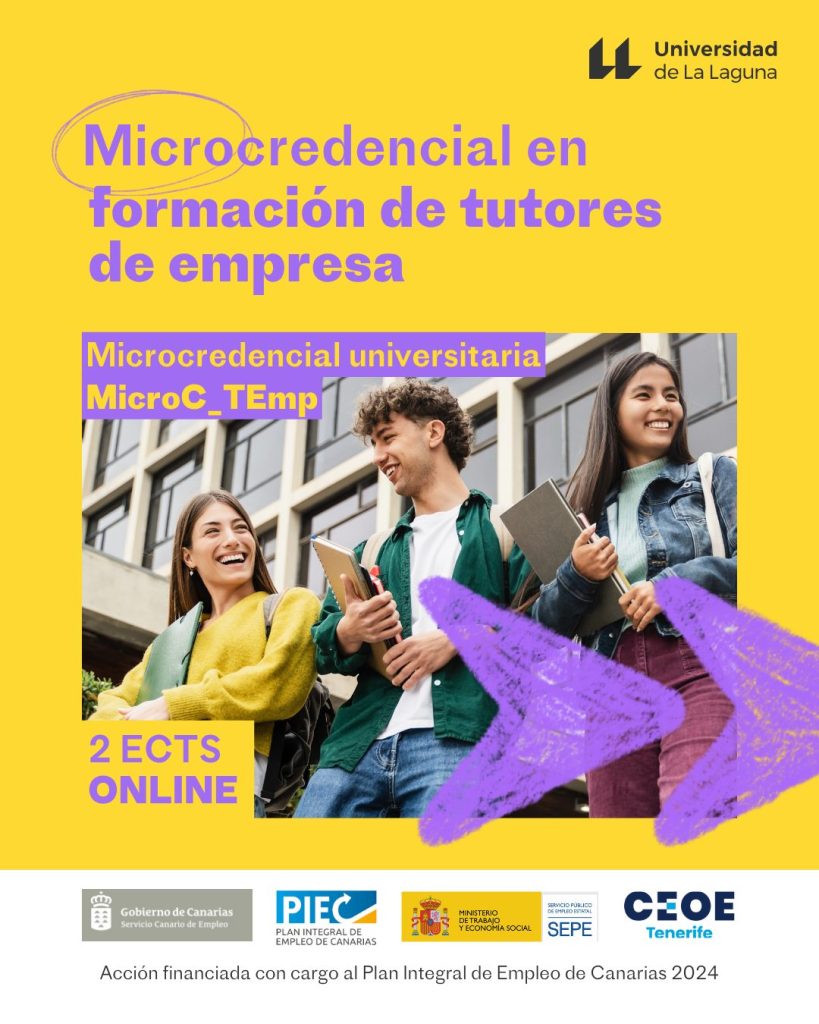 La Universidad de La Laguna lanza la microcredencial universitaria “Formación de tutores de empresa”