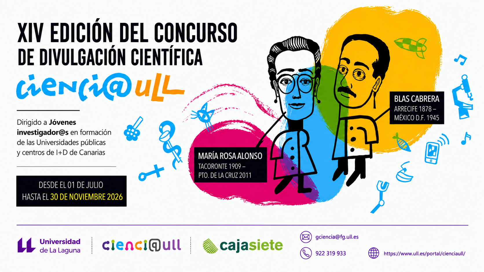 XIV edición del Concurso de Divulgación Científica Cienci@ULL